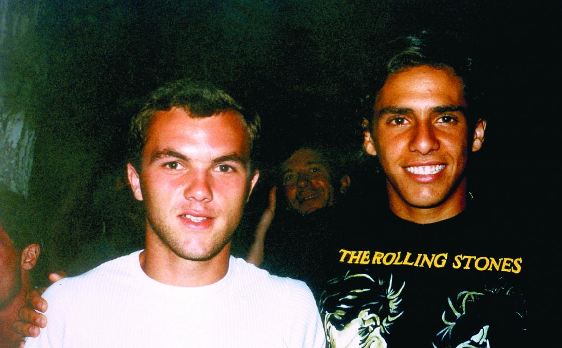 CON OTRO CREDITO Tandilense, su amigo Mariano Zabaleta. Después, llegaría Del Potro.