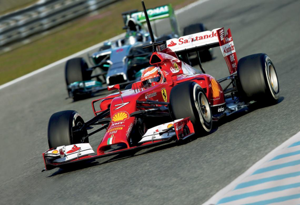 Imagen FERRARI apuesta fuerte con dos ex campeones como Alonso y Raikkonen al comando del F14T.
