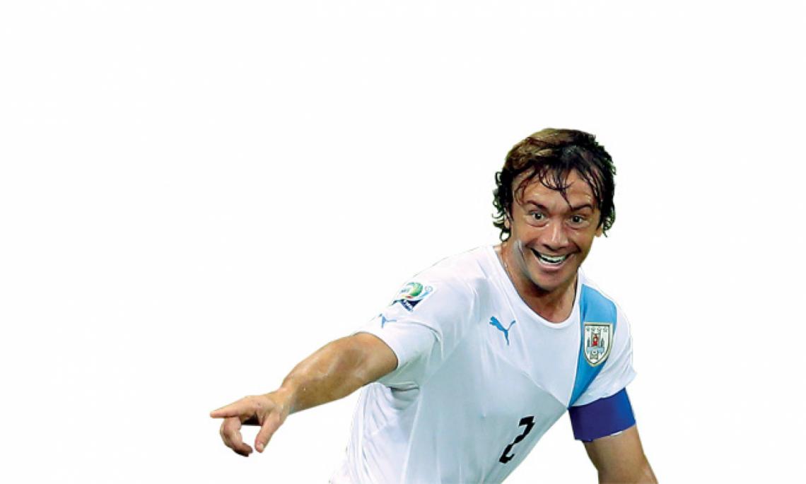 LA TOTA en acción: el caudillo de la Celeste, símbolo de estos años felices.