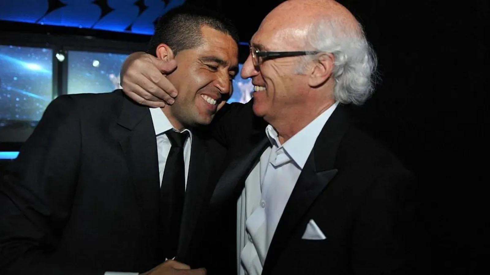 Imagen Riquelme y Bianchi, inseparables para siempre.