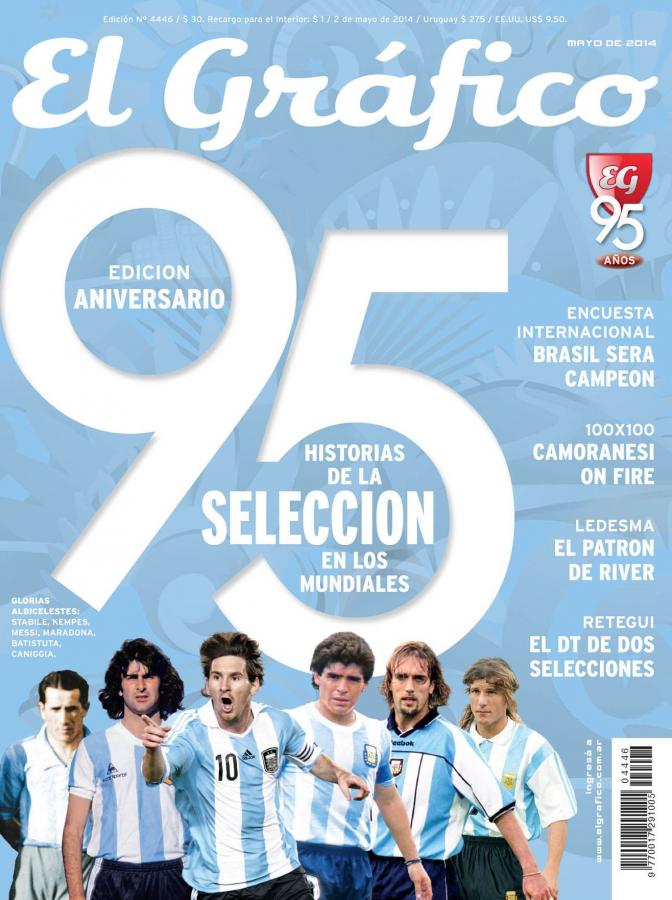 Imagen tapa el grafico 4446 seleccion argentina