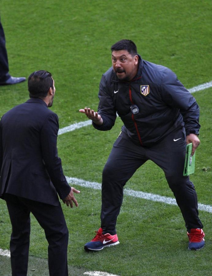 Imagen SIMEONE y Burgos se hicieron amigos en la Selección. Hoy, el Mono es ayudante de campo del Cholo en el Atlético.