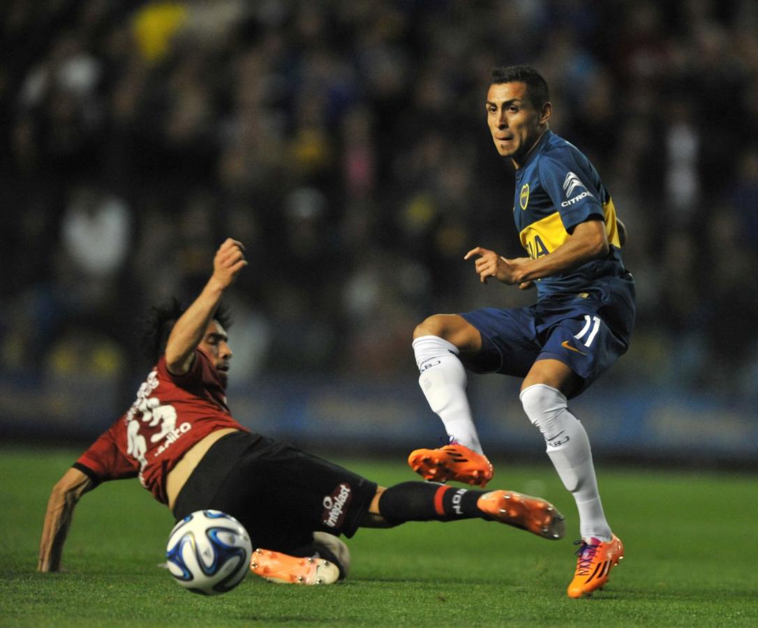 Imagen TOCA Y VA a zafar de la marca de Hernán Villalba. Fue el único refuerzo en ser titular en la primera fecha del torneo local.