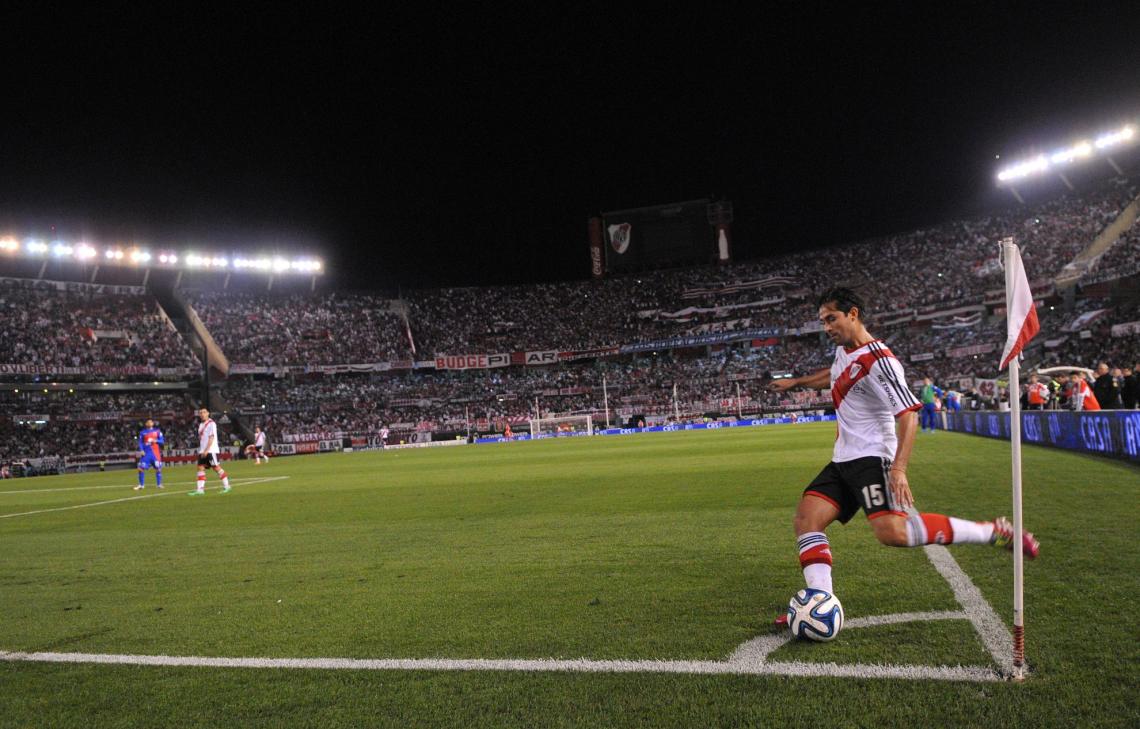 Imagen PEGADA precisa, ante Tigre. Hace años que River no tenía un ejecutante de tanta calidad.