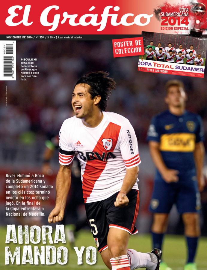 Imagen La edición especial de El Gráfico con todo el triunfo del River en la semi contra Boca.