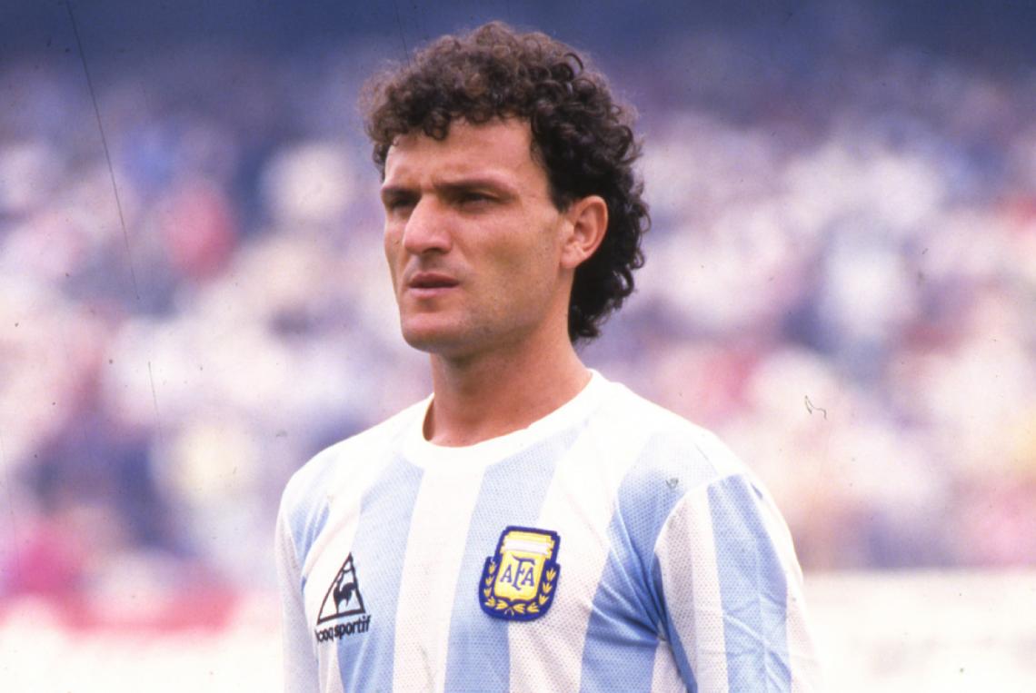CAMPEON MUNDIAL. José Luis Cuciuffo estuvo en 5 de los 7 partidos de la Argentina en México 86.