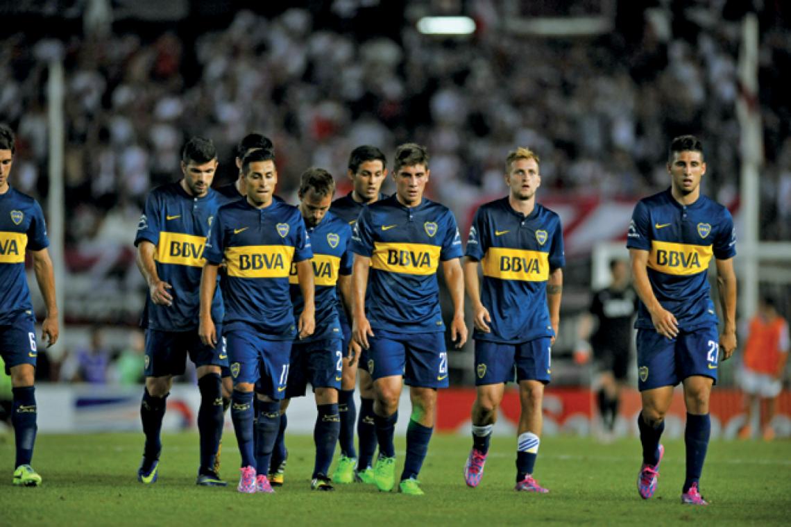 Imagen El equipo no tuvo un buen 2014, aunque mostró signos de mejoría desde que se hizo cargo Arruabarrena. La serie con River por la Sudamericana (foto) fue la gran decepción.