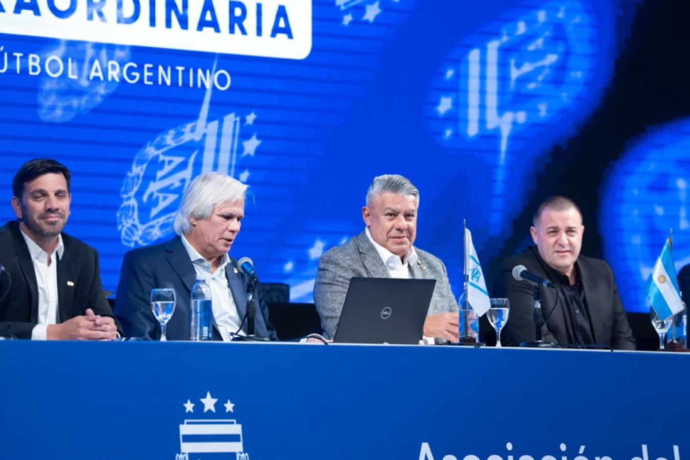 Imagen Claudio Tapia encabezó la Asamblea de la AFA.