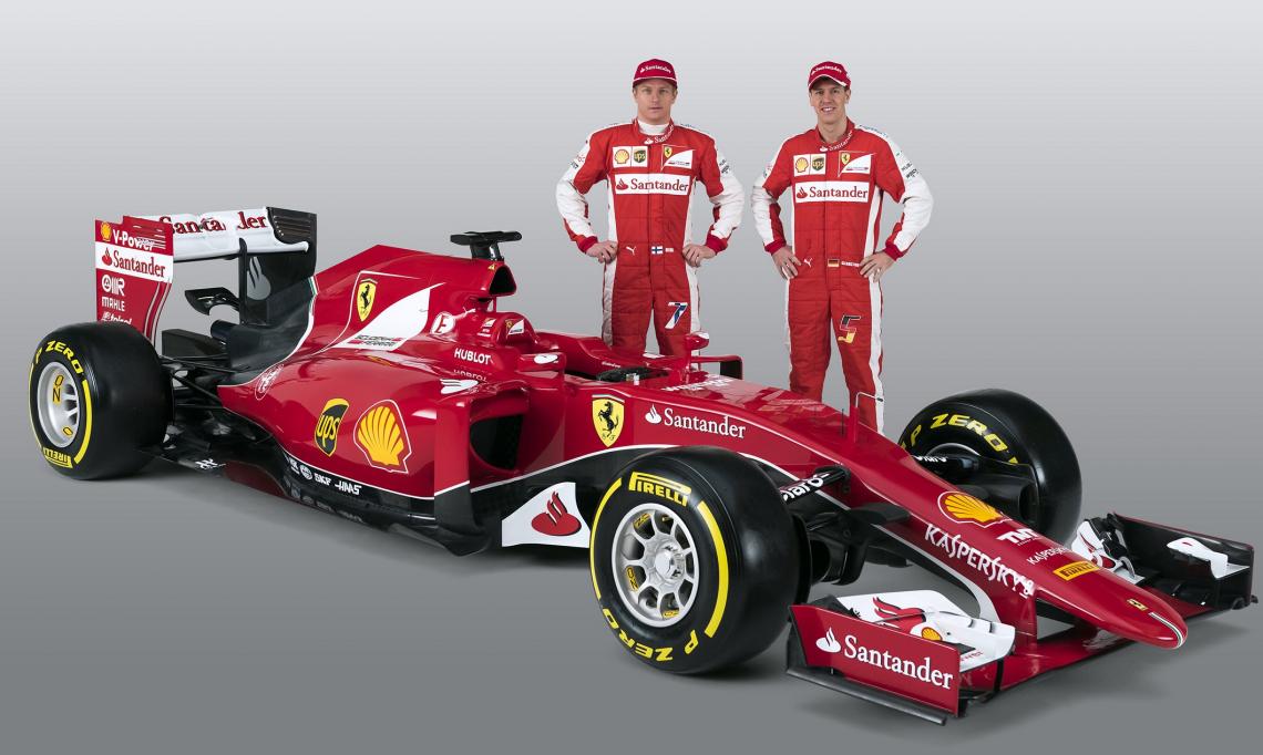 Imagen Ferrari apuesta a dos campeones al volante de su SF-15T. ¿Podrán Raikkonen y Vettel hacerla resurgir?