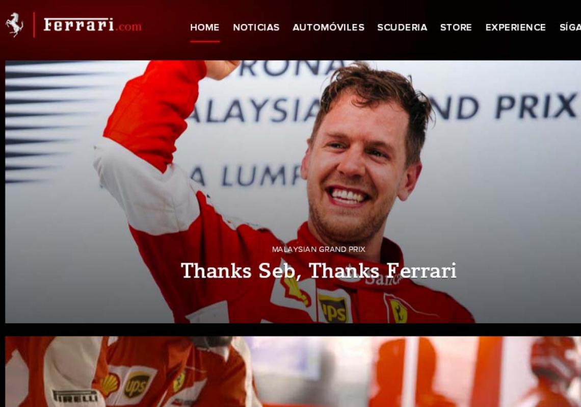 Imagen Desbordante alegría en el sitio de Ferrari por el regreso a la victoria de la mano de Vettel