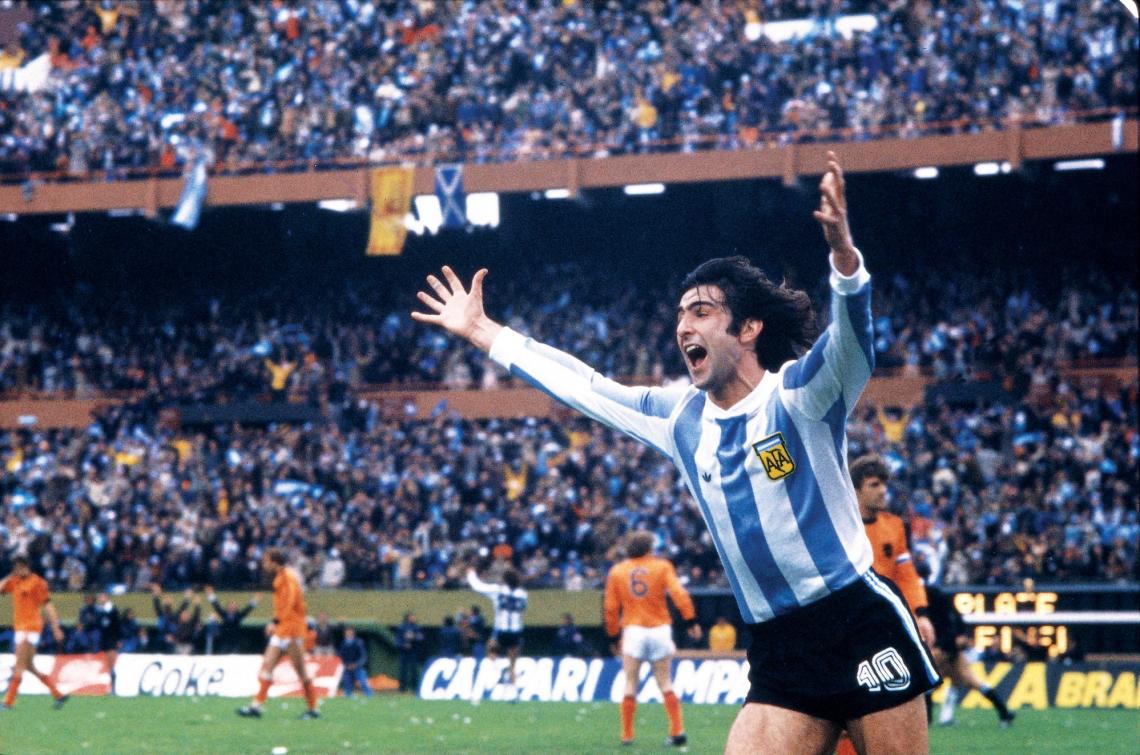 Imagen Mario Kempes.