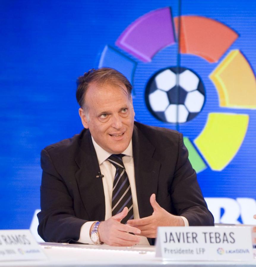 Imagen Javier Tebas denunció al Asociación de Futbolistas Españoles por la amenaza de huelga desde el 16 de mayo.