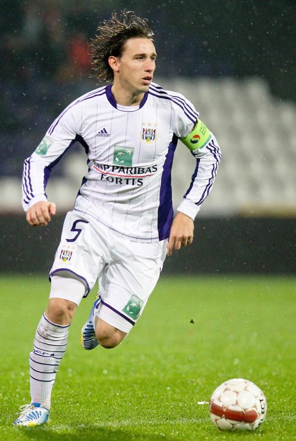 En Anderlecht, donde estuvo siete temporadas y fue símbolo y capitán.
