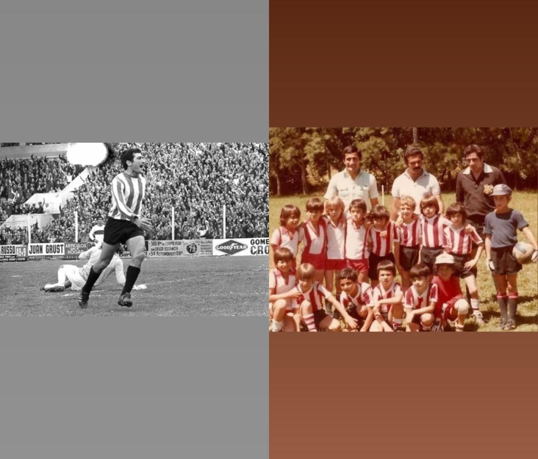 Imagen La imagenes que publicó Juan Sebastián Verón para desearle fuerza a su padre.