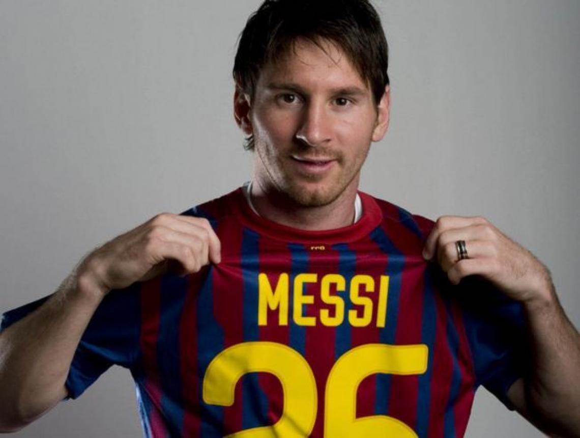 Imagen En su cumpleaños 25, hizo una producción especial con la camiseta del Barcelona. 