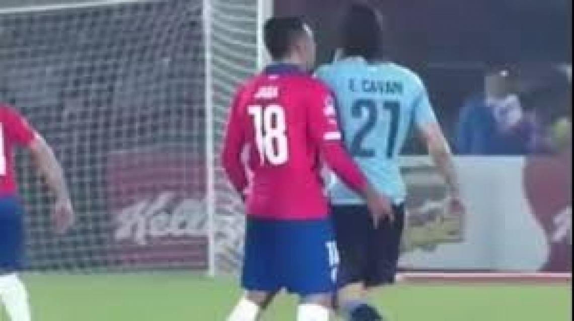 Imagen La aberración. La captura de televisión habla por sí sola.