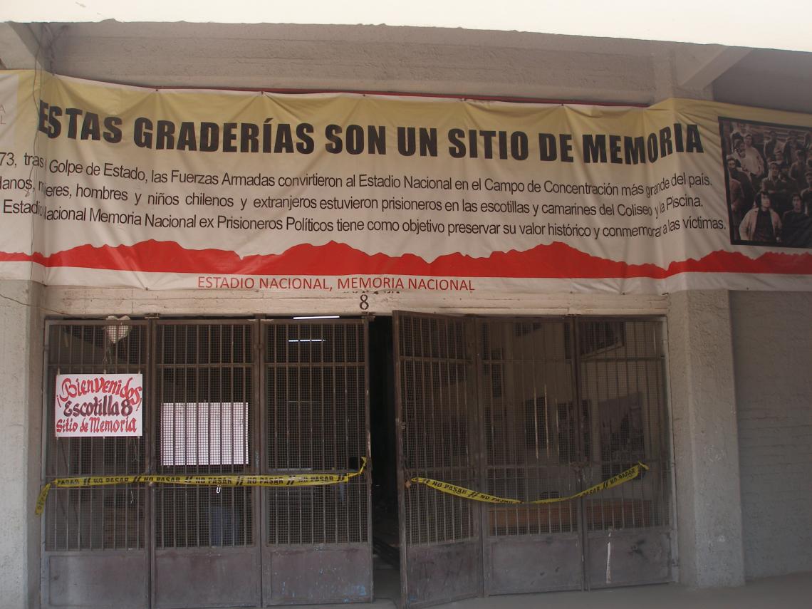 El ingreso al museo, escotilla 8, en el perímetro externo del estadio.