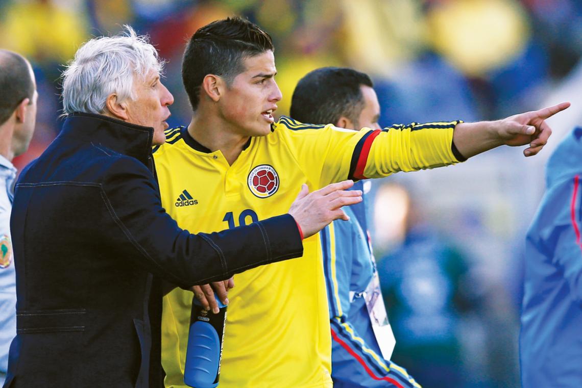 Imagen Pekerman y James Rodríguez prometían buen fútbol y terminaron apelando a la fricción y al cerrojo defensivo.