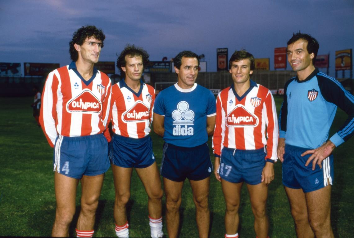 En Junior de Barranquilla con Bauza, Ischia, Gasparini y Quiroga.