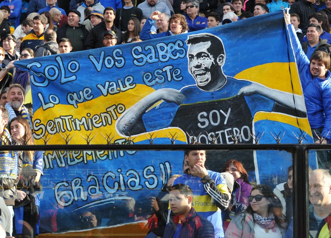 Imagen La cancha fue una fiesta con su regreso.