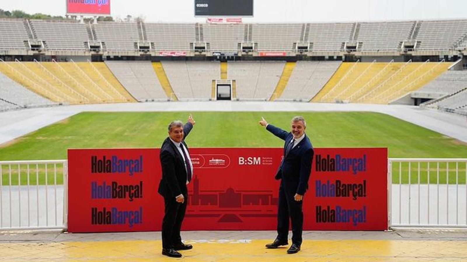 Imagen Mientras se remodela el Camp Nou, Barcelona jugará en el Estadio Olímpico de Montjuic.