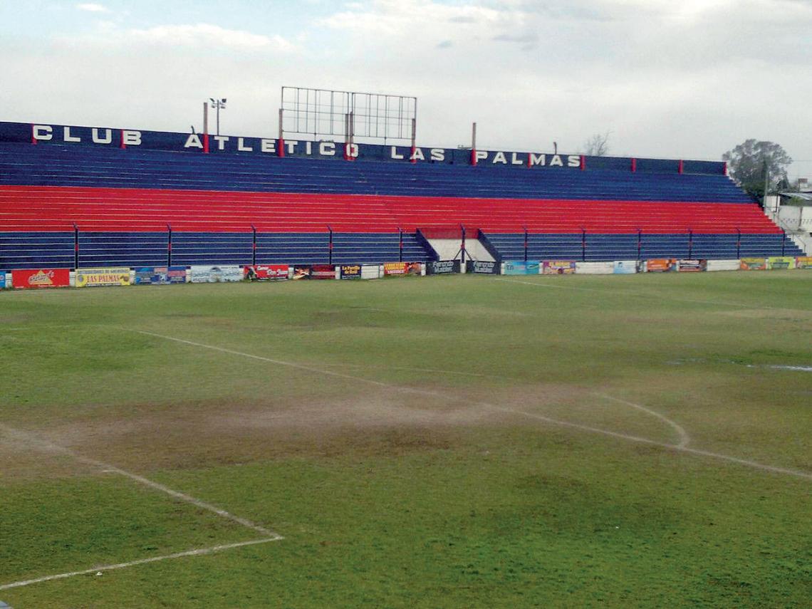 Imagen La cancha de Las Palmas, a una cuadra de donde nació.