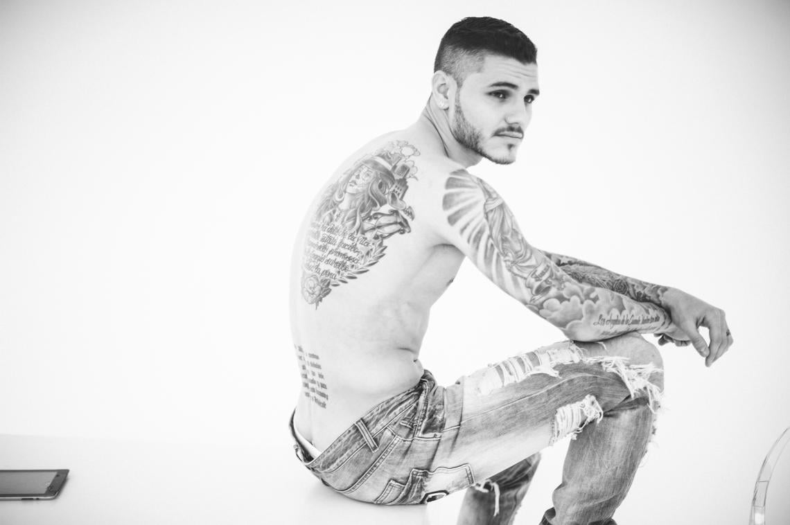 Imagen Futbolista y modelo. Mauro Icardi tiene condiciones naturales para ambas cosas.