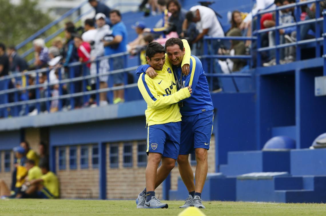 Imagen Tiene buena onda con Roberti. "Es una persona excelente que triunfa en el club que siempre quiso", afirma el profe de Boca.