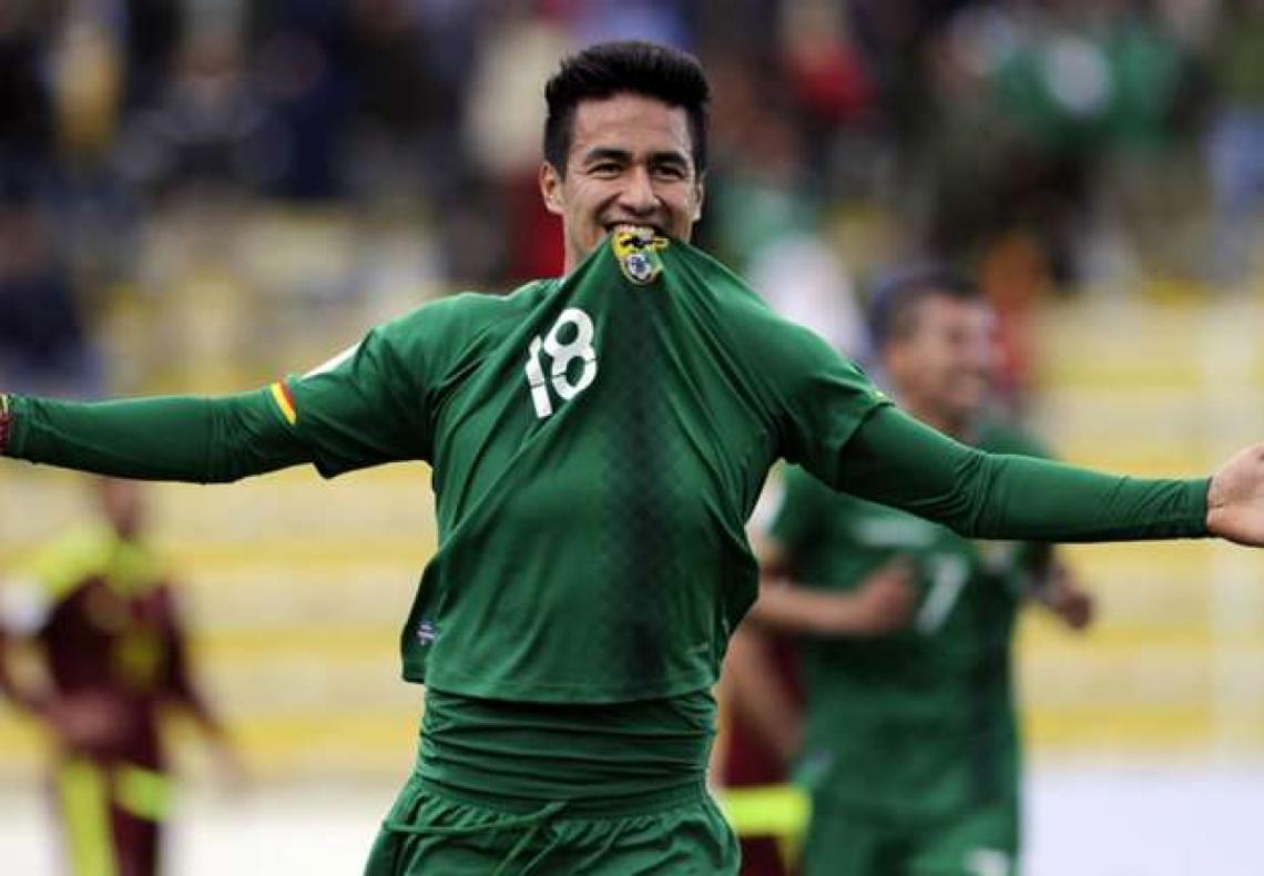 Imagen Rodrigo Ramallo celebra su gol ante Venezuela.