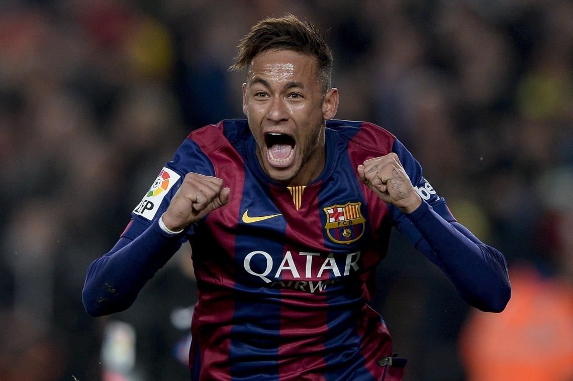 Imagen Neymar celebra en Barcelona