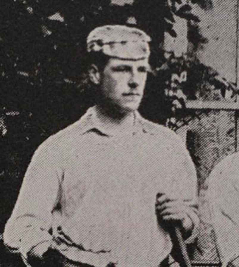 Imagen Robert Copland-Crawford, el primer goleador registrado.