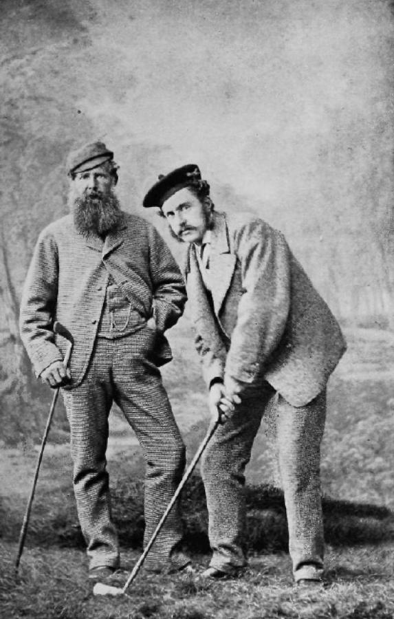 Imagen Tom Morris padre y Tom Morris hijo, genios del golf.