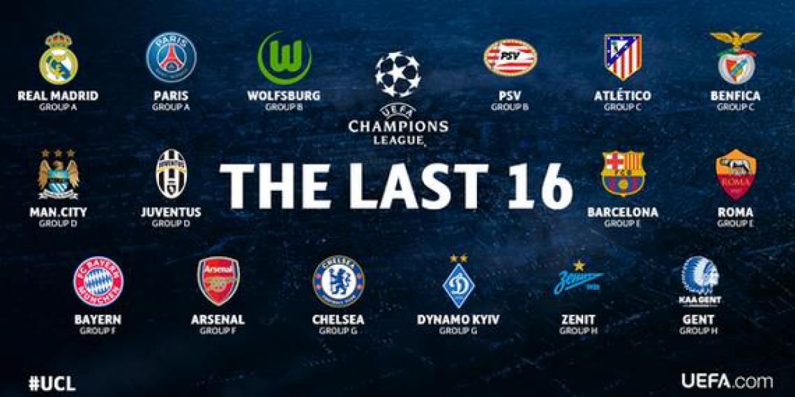 Los 16 equipos clasificados a los octavos de la Champions | El Gráfico