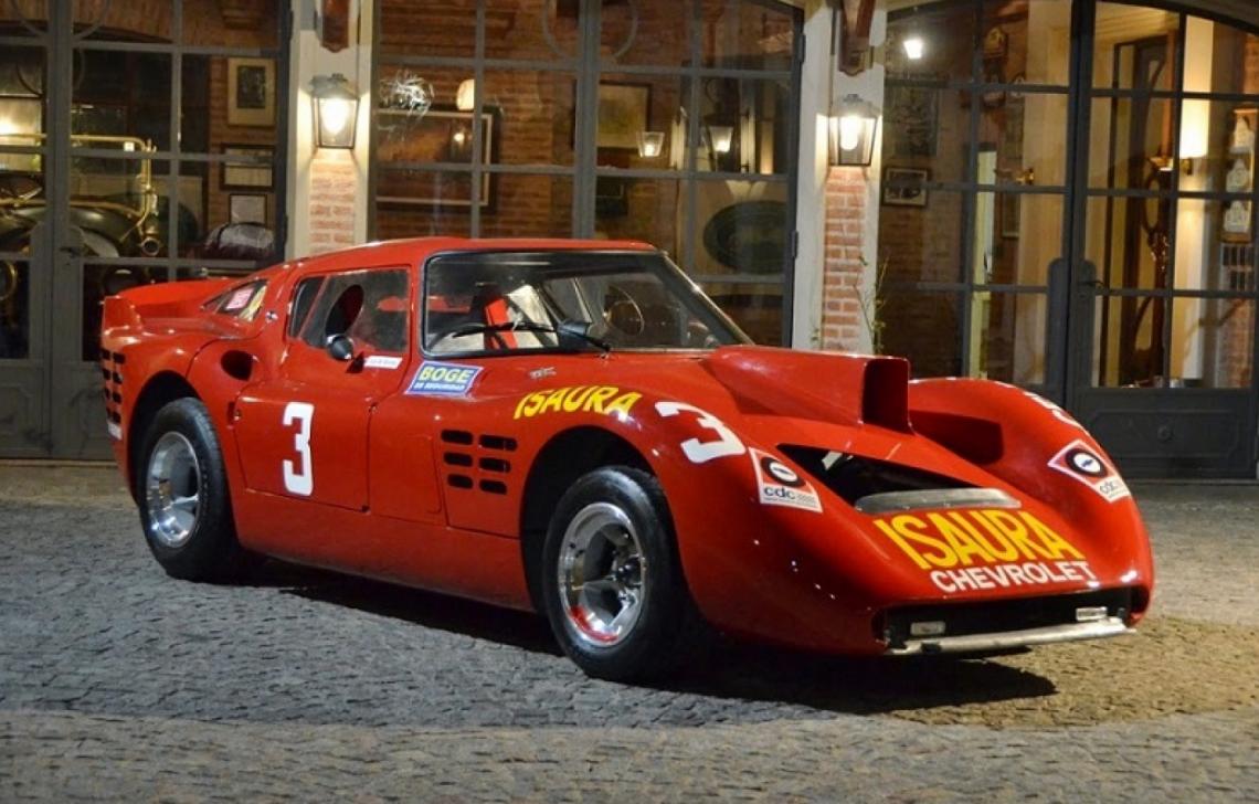 Imagen BAUFER SP Chevrolet con el que Juan Manuel Bordeu corrió en el TC en 1969.