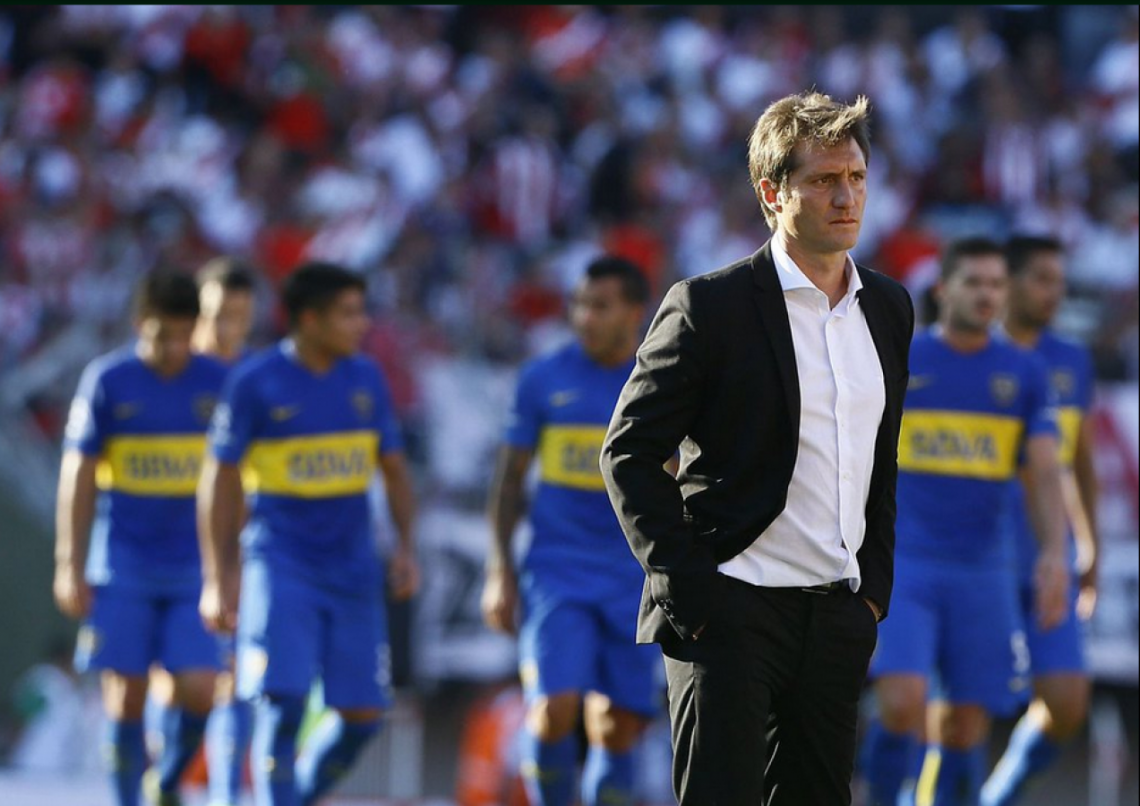 Imagen Guillermo, en su primer partido como técnico de Boca por torneos locales. FOTO: Boca oficial.