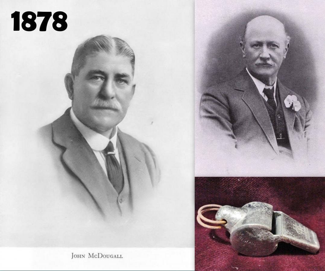 Imagen McDougall, MacKinnon y el silbato, protagonistas de 1878.