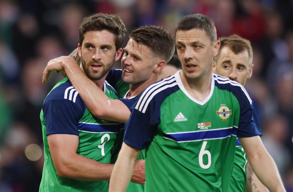 Imagen William Grigg celebra el último gol del encuentro. FOTO: Reuters.