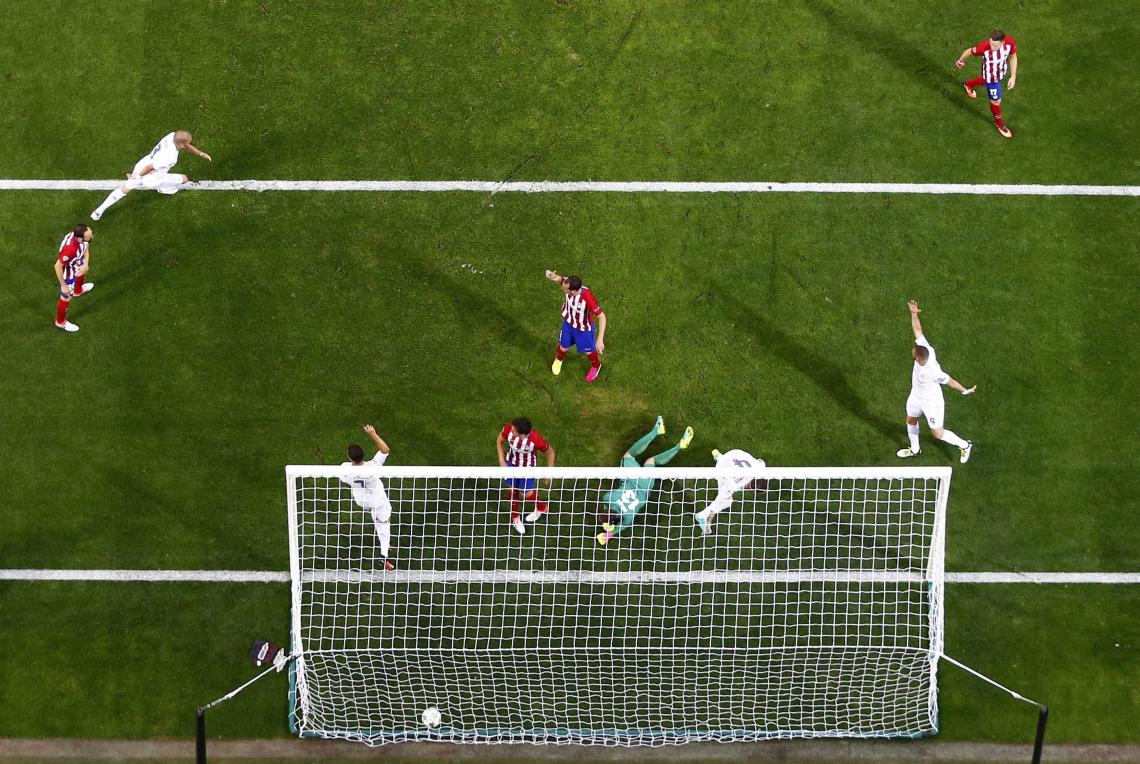 Imagen Real Madrid se puso en ventaja con gol de Ramos, tras una pelota parada
