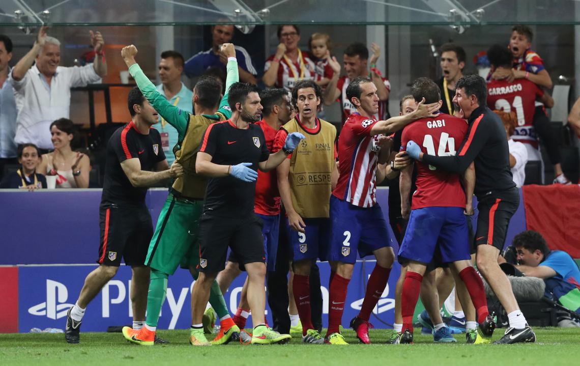 Imagen Griezmann tiró un penal al travesaño; empató Carrascoy forzó el alargue.