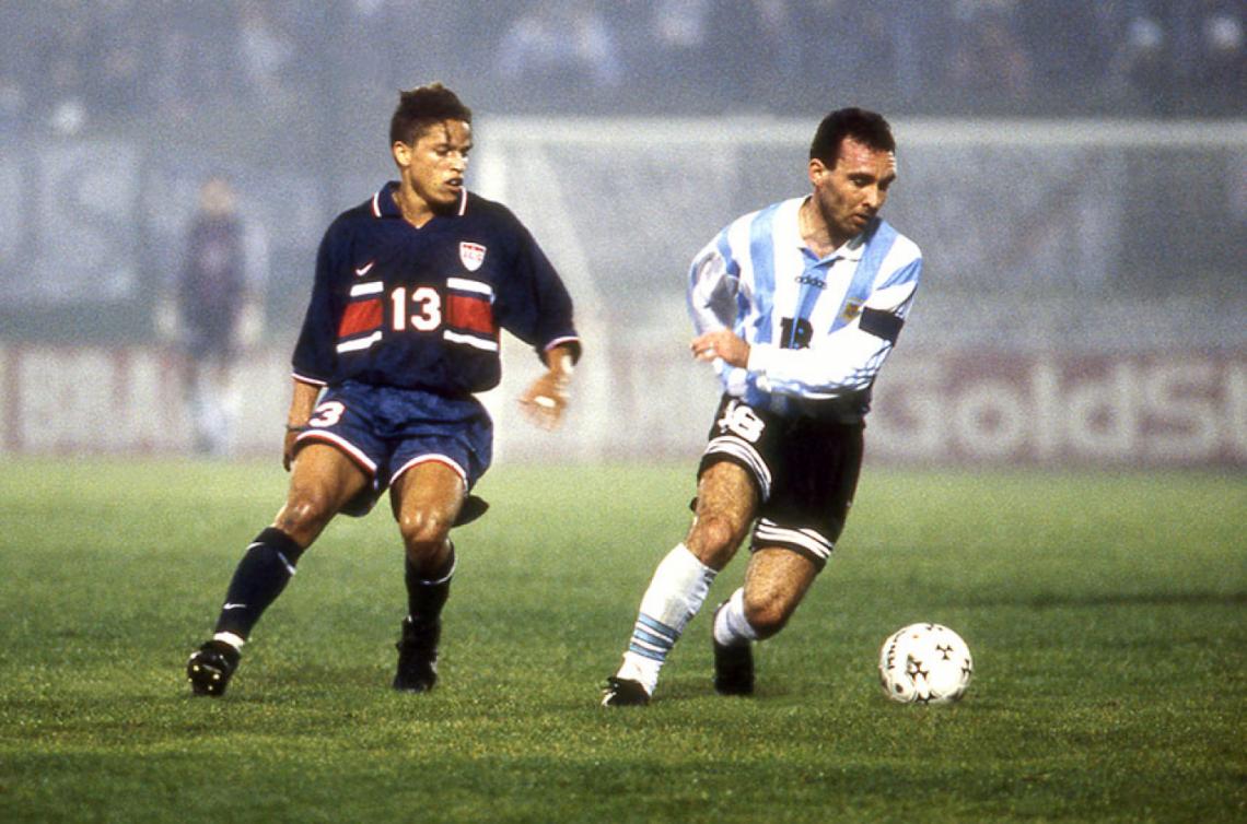 Imagen Ante EE.UU., por la Copa América 95.