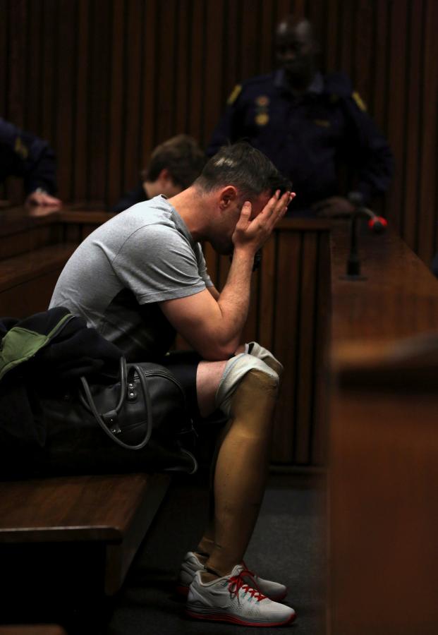 Imagen Pistorius, durante el juicio