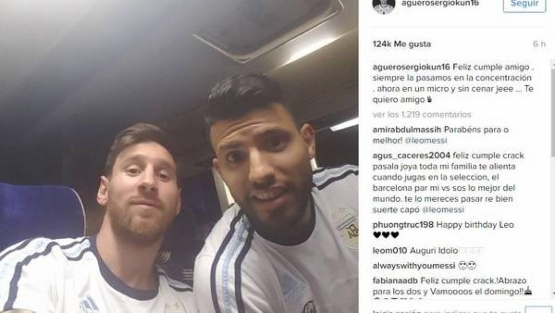 Imagen El mensaje del Kun en Instagram