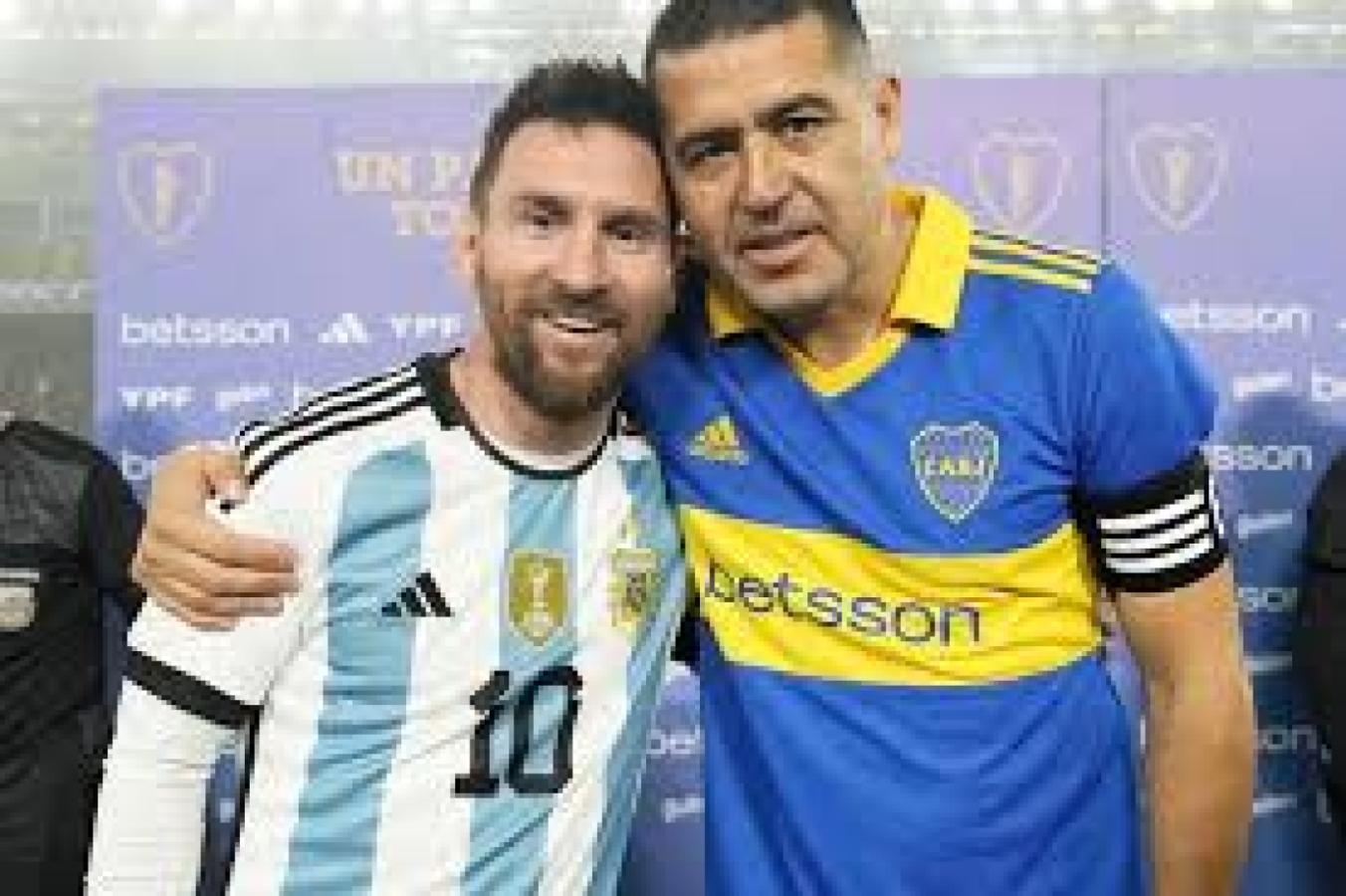 Imagen Para Riquelme, Messi va a jugar el Mundial.
