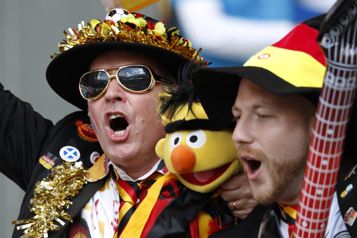 Imagen Hinchas alemanes en la previa (Foto: Reuters)