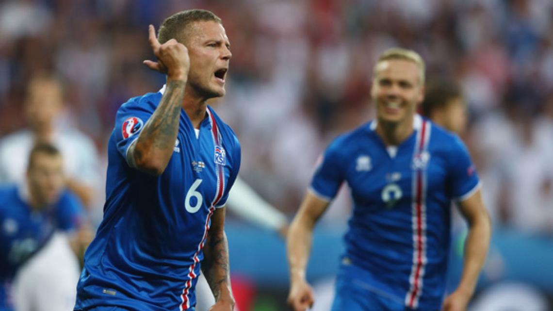 Imagen  Sigurdsson convirtió el gol del empate ante Inglaterra. Es una de las figuras de la Euro. Foto: Reuters.