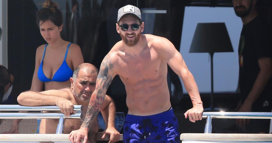 Imagen Messi, relajado en Ibiza