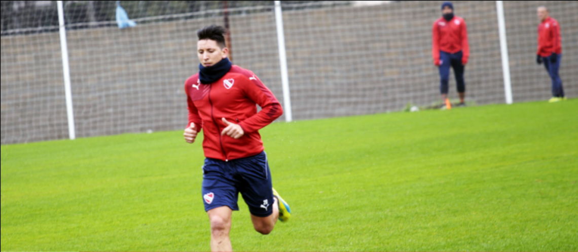 Damián Martínez durante un entrenamiento de esta pretemporada. Foto: Infierno Rojo.