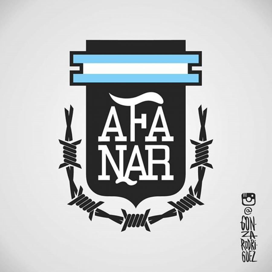 Imagen El escudo de AFA ideado por Gonza Rodríguez (instagram.com/gonzarodriguez)