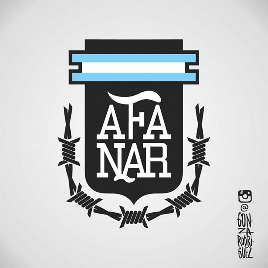 El escudo de AFA ideado por Gonza Rodríguez (instagram.com/gonzarodriguez)