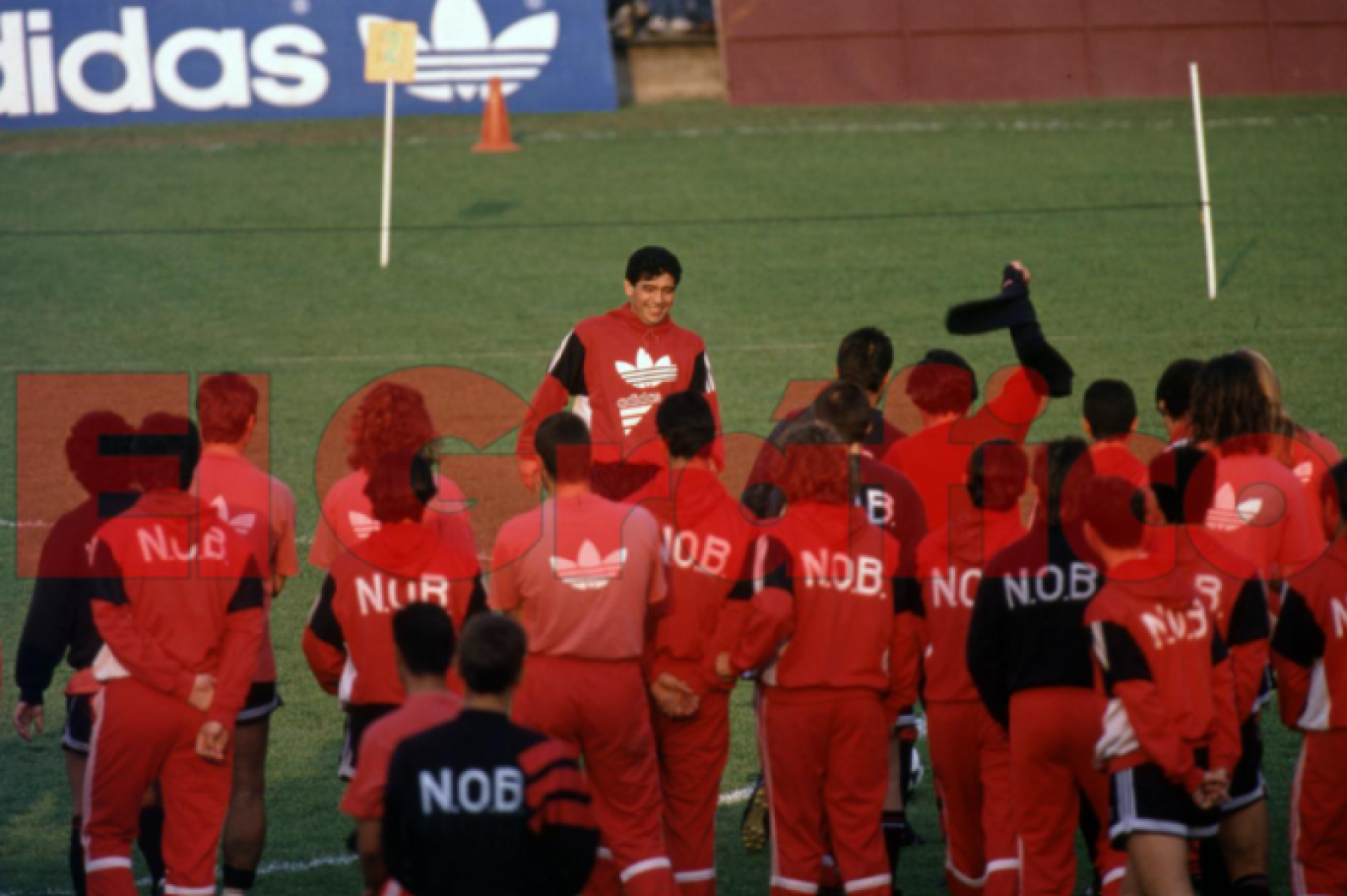 Imagen La primera practica en Newell's